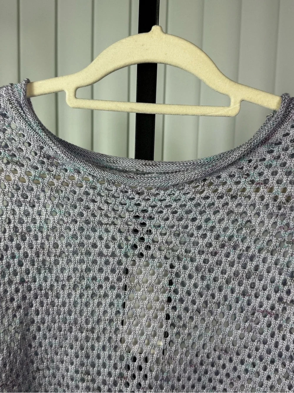 John Paul Richard Mesh Knit Long Sleeve Shirt  – Size L – NWT